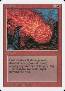 1x Fireball - LP - Revised Edition - SPARROW MAGIC mtg - Picture 1 of 1