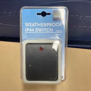 Greenbrook IP44 Outdoor Waterproof Single Wetterfest Switch - Bild 1 von 2