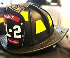 Phenix leather firefighter helmet.  Brand new, never worn.  