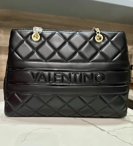 Valentino Black quilted Large Shoulder Bag - Picture 1 of 5