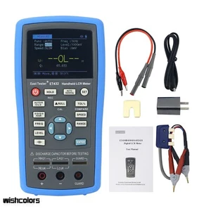 ET432 Hand-LCR-Messgerät Kapazität Induktivität Messgerät 100 KHz Genauigkeit 0,2 % - Bild 1 von 8