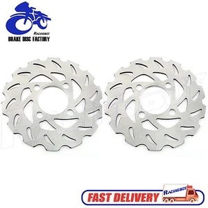 Front Brake Rotors for Yamaha Raptor YFM 125 250 350 660R 700 Banshee 350 YFZ350 - Picture 1 of 15