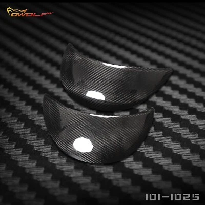 真品碳纤维眼盖眉眼眉灯适用于大众甲壳虫 1998 2005 — 第 1/4 张图片