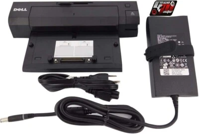 NUEVO-Dell E-Port Plus II Replicador con USB 3.0 para Latitudes Serie E, 130W AC Foto 1 de 4