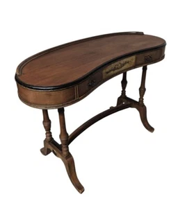 ANTIQUE KIDNEY SHAPED WRITING DESK 19TH CENTURY - Picture 1 of 14