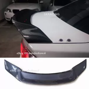 Carbon Fiber RS Style Rear Duck Trunk Wing Lip Spoiler For 08-17 Lancer EVO X 10 - Picture 1 of 17