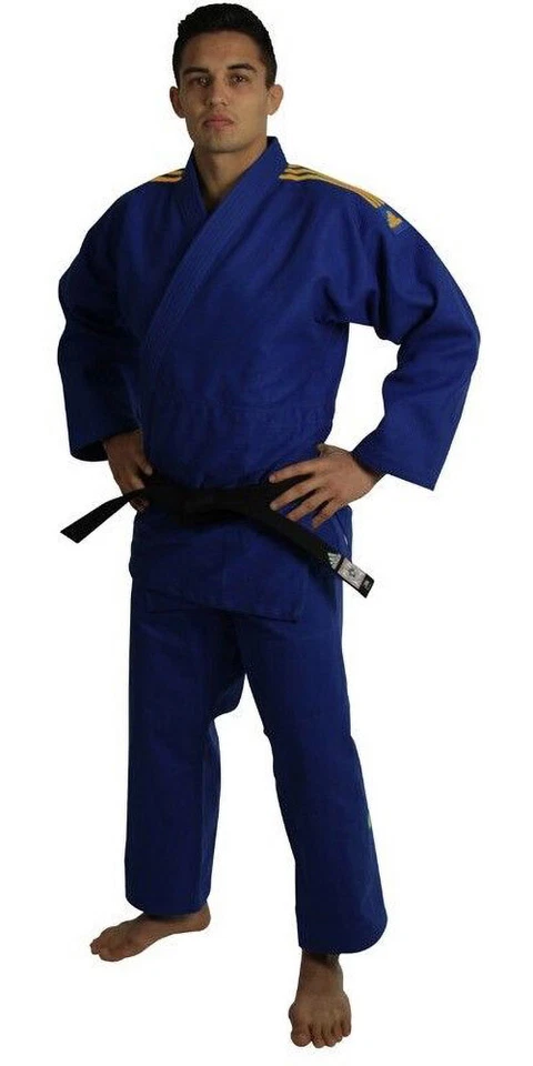 adidas Judoanzug J690 Quest Blau/Orange - Bild 1 von 1