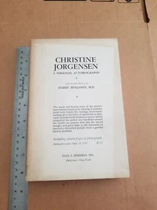 Christine Jorgensen Signed ADVANCE READ COPY 1967 Autobiography RARE - Bild 1 von 4