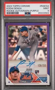 2023 Topps Chrome Rookie Autographs #RA - KSA Kodai Senga (AU RC) /250 PSA 9 - Picture 1 of 2