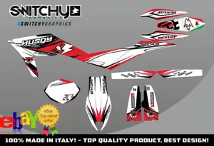 KIT ADESIVI GRAFICHE DROP per moto TE 449 2011 2012 2013 DECALS DEKOR - Imagen 1 de 1