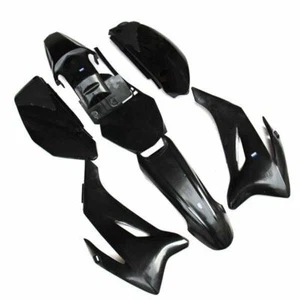 HMParts Carénage Set Dirt Bike Pit Bike 125 - 150 Ccm - TTR - Noir - Afbeelding 1 van 1