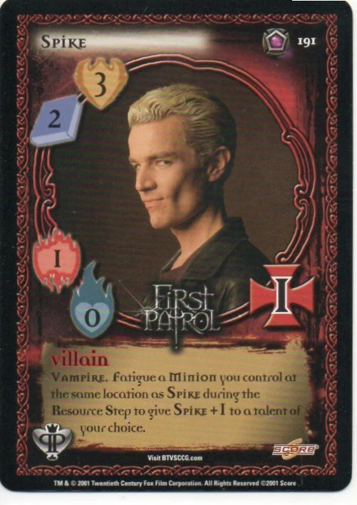 Buffy the Vampire Slayer CCG - TPP - Spike #191 Rare - Image 1 of 1