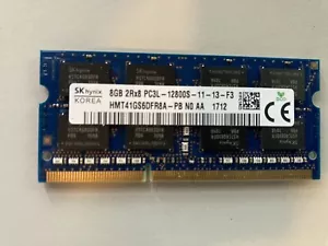 SK Hynix HMT41GS6DFR8A 8GB 2Rx8 PC3L-12800S DDR3-1600 Laptop Memory USA Seller - Picture 1 of 1