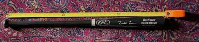 Freddie Freeman signed Rawlings blk bat, PSA/DNA, RookieGraph, early signature - Image 1 of 4