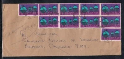 NIGERIA Commercial Cover Lagos to Pasadena 9-11-1979 Cancel - Image 1 of 2
