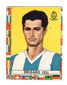 FIGURINA CALCIATORI LAMPO CILE 62 ARGENTINA DELGADO (NR 22) MAI ATTACCATA - Picture 1 of 1
