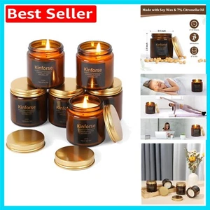 Portable Natural Soy Citronella Candles - Ideal for Summer Gatherings & Gifts - Picture 1 of 11