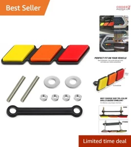 Durable Acrylic Grille Emblem in Yellow, Orange, Red - Fit for Toyota Trucks - Picture 1 of 9