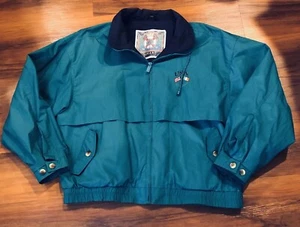Vintage Herren Gear For Sports Grün 🇮🇪 Irland USA Reißverschluss Jacke Wasserdicht XXL - Bild 1 von 19