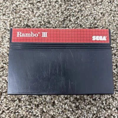 Rambo III Sega Master System Authentic! Great Condition! Tested! NICE! - Image 1 of 3