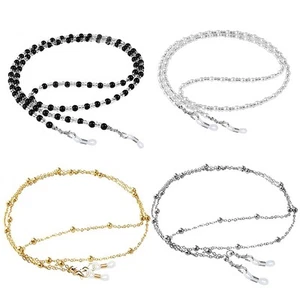 4er Pack Brillenketten für Damen, Sonnenbrille Schnur Halter Riemen Umhängeband - Bild 1 von 7