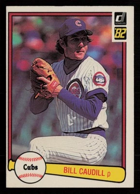 Bill Caudill 1982 Donruss #426 Chicago Cubs Baseball Card - Image 1 of 2