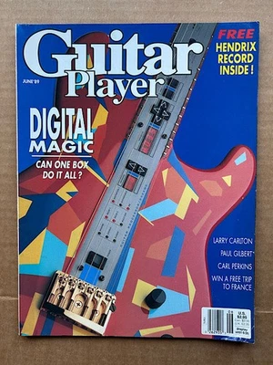 VARIOUS GUITAR 1989 GUITAR PLAYER MAGAZINE JUNE 1989 - DIGITAL MAGIC/LARRY CARLT - Image 1 of 2