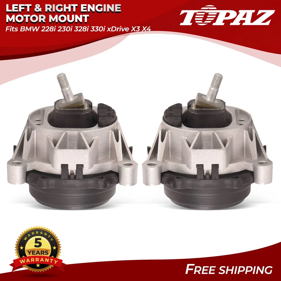 Kit de montaje de motor izquierdo y derecho para BMW 228i 230i 328i 330i xDrive X3 X4 Foto 1 de 4