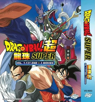 DRAGON BALL SUPER Vol.1-131 END + 3 MOVIE ANIME DVD ENGLISH DUBBED FREE SHIP - Image 1 of 2