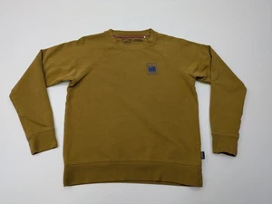 Patagonia Sweatshirt Womens M Yellow Crewneck Alpine Icon Pullover Cotton Gold - Picture 1 of 11