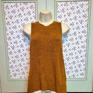 Old Navy senfgelber ärmelloser Damenpullover Oberteil Gr. Small - Bild 1 von 7