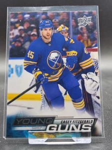 2022-23 UD SERIES 2 CASEY FITZGERALD YOUNG GUNS RC ROOKIE #498 - Picture 1 of 2