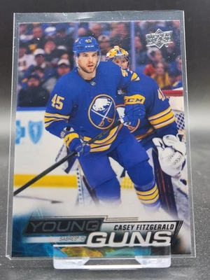 2022-23 UD SERIES 2 CASEY FITZGERALD YOUNG GUNS RC ROOKIE #498 - Image 1 of 2