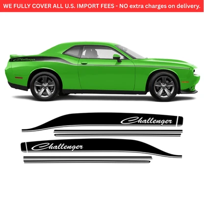 Gráfico de rayas laterales Hennessey, para Dodge Challenger 2011-2021 Foto 1 de 4