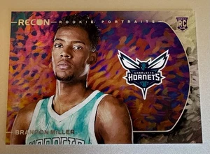 Brandon Miller 2023-24 Panini Recon Rookie Portraits #11 (RC) Charlotte Hornets - Picture 1 of 4