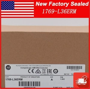 Nuevo PLC controlador de movimiento CompactLogix 3 MB AB 1769-L36ERM SER A sellado de fábrica - Imagen 1 de 7