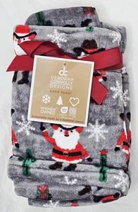Deborah Connolly Designs Christmas Santa Claus Hand Towels Set of 2 Howdy Santa - Picture 1 of 3