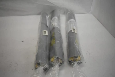 3 barreras de seguridad comerciales Rubbermaid con resorte FG9S0000YEL señales de precaución Foto 1 de 4