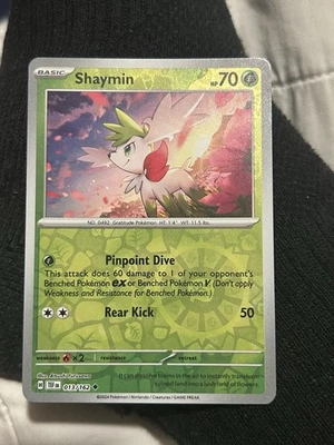 Shaymin 013/162 Sv05: Temporal Forces Reverse Holo - Image 1 of 3