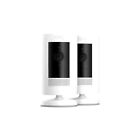 Ring Stick Up Cam Battery Indoor/Outdoor Smart Security Wi-Fi Video Camera 2-Pc