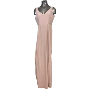 Show Me Your Mumu Damenkleid staubig rosa einfarbig rosa V-Ausschnitt ärmellos XL - Bild 1 von 12