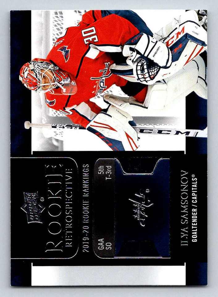 2020-21 Upper Deck Rookie Retrospective #RR7 Ilya Samsonov (ref 201183) - Image 1 of 2