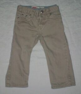 LEVIS 514 STRAIGHT JEANS WITH FLEECE INSERTS SIZE 18M
