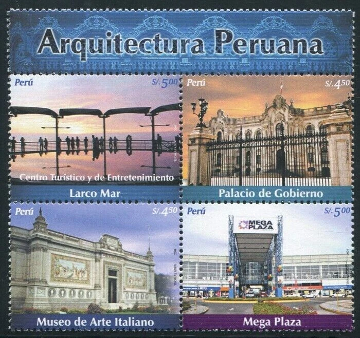 PERU - 2005 Peruvian Architecture #1479 - VF MNH - Image 1 of 1
