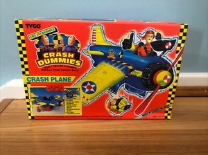RARE VINTAGE 1992 CRASH DUMMIES CRASH PLANE TYCO NEW - Picture 1 of 4
