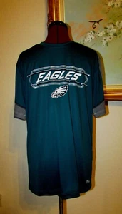 NEW NFL TEAM APPAREL TX3 COOL SZ M PHILADELPHIA EAGLES MULTI-COLOR CREW NECK TEE - Picture 1 of 7