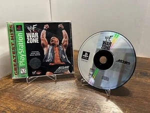 Sony PlayStation 1 PS1 WWF War Zone Stone Cold Steve Austin Complete Tested - Picture 1 of 5