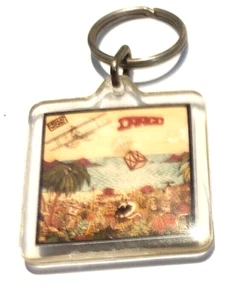Vintage Men at Work Plastic Keychain Ring Pop Band from Down Under - Picture 1 of 2