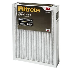 Filtrete Clean Living Basic Dust Filter, MPR 300, 16 x 25 x 1-Inches 4-Pack - Picture 1 of 1