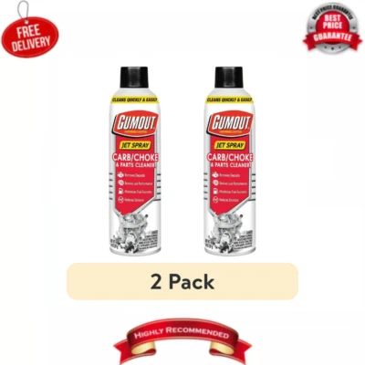 Gumout Carb And Choke Carburetor Cleaner 14 Oz. Engine Parts Spray (Pack of 2) - Image 1 of 4
